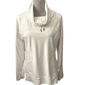lululemon athletica Cream/Oatmeal Cowl Neck Pullover